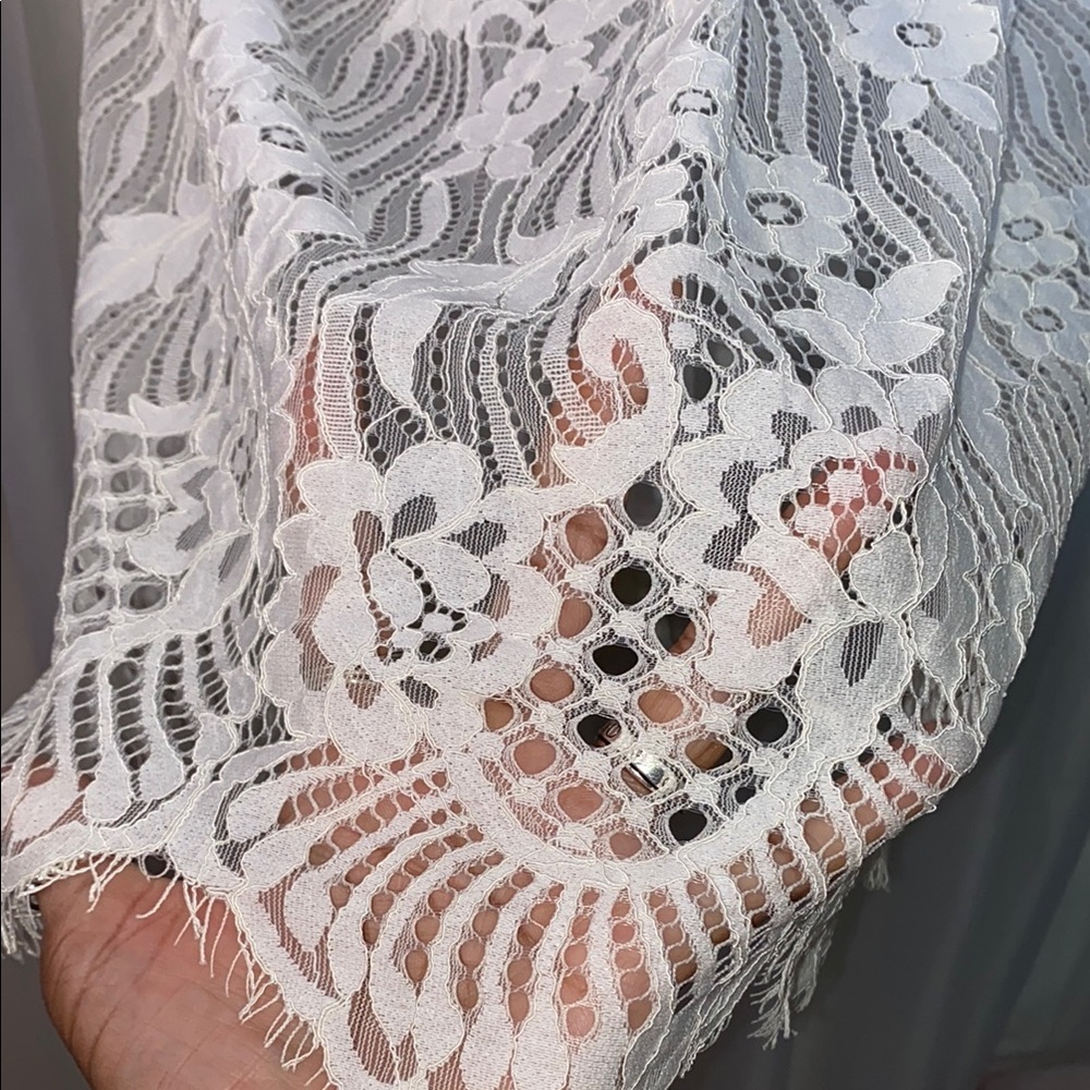 White Spaghetti Strap Sweetheart Midi Dress - Picture 10 of 13